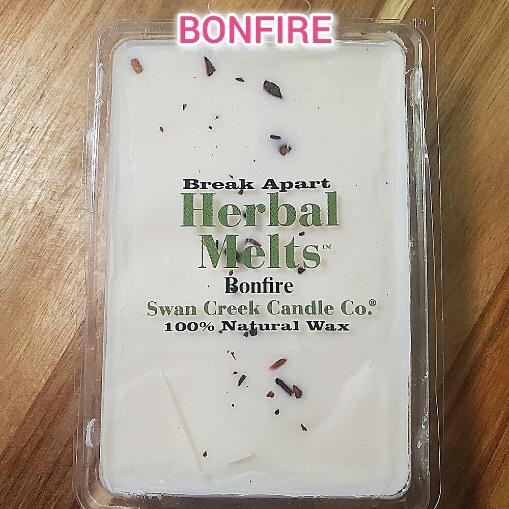 BONFIRE by SWAN CREEK CANDLE CO Herbal Melts 100% Natural Wax 5.25 oz NEW in Box